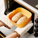 GobekUsa Air Fryer Oven Baking Tray Chicken Basket Mat Silicone Pot Grill Pan
