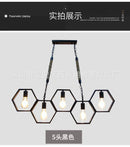 GobekUsa Industrial Style Pendant Light for Bar, Restaurant - Retro Creative Personality