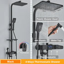 GobekUsa Digital Display Shower Faucet Set with Rain Shower Head
