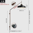 GobekUsa Gold/Black Swing Arm Telescopic Wall Lamp LED E27 - Designer Hotel Restaurant Hall