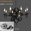 GobekUsa Iron Pendant Light for Living Room Bar Restaurant Home Decor