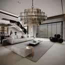 GobekUsa Brass Glass Ceiling Chandelier: Elegant Lighting for Luxurious Living Spaces