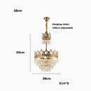 GobekUsa Crystal LED Pendant Light for Living Room