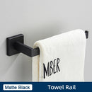 GobekUsa Brushed Gold Stainless Steel Bathroom Accessories Set: Toilet Wall Towel Bar, Paper Holder, Hook