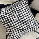 GobekUsa Houndstooth Jacquard Pillowcase 45X45CM – Nordic Simple Decorative Throw Pillow Cover