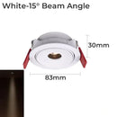 GobekUsa LED Mini Ceiling Downlights: Anti-Glare Spot Lighting Fixture for Cabinets, Showcases, and more