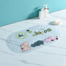 GobekUsa Cartoon Non-Slip Bathroom Mat with Suction Cup for Child Bathtub Eco-Friendly