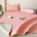 GobekUsa Cooling Mat & Pillowcase Set - Soft Summer Pad for Bed, Single/Double/Queen Sizes
