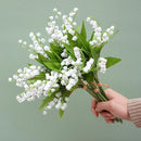 GobekUsa Bellflower Artificial Flowers Handmade Home Wedding Decoration Bouquet