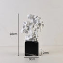 GobekUsa Coral Creative Resin Sculpture, Modern Taihu Stone Desk Ornament for Home Decor