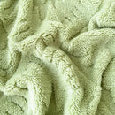 GobekUsa Jacquard Coral Velvet Sofa Cover Blanket | Soft & Warm for Spring/Autumn