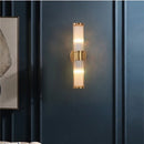 GobekUsa Crystal LED Gold Wall Sconce Modern Bedroom Decor Sconce Fixture