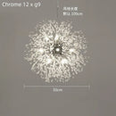 GobekUsa Dandelion Crystal Ceiling Lamp Chandelier for Bedroom Dining Room Kitchen Island
