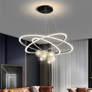 GobekUsa LED Star Chandeliers: Modern Dimmable Lighting for Living Room Bedroom Decor