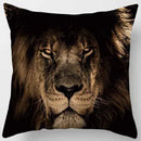 GobekUsa Animals World Tiger Lion Pillow Case for Cute Home Decor in Sofa Living Room