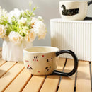 GobekUsa Cartoon Big Ear Cup Ceramic Mug for Coffee, Milk, and Oatmeal