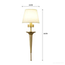 GobekUsa Copper Wall Lamp: Bedroom Living Room LED Light Classic Home Decor