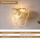 GobekUsa Luxe Crystal Glass Wall Lamp for Aisle, Living Room, Bedroom & Corridor Lighting