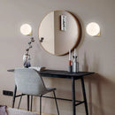GobekUsa Glass Ball Art Wall Lamp for Aisle Bedroom, Simple Decoration, LED Bedside Light