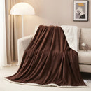 GobekUsa Cozy Sherpa Twin Blanket: Super Soft Fleece & Velvet Plush Reversible Warm Winter Bed Blanket
