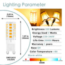 GobekUsa G9 LED Corn Bulb 3W 5W 220V 3000K 6000K Silica Gel SMD2835 Chandelier Light