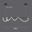 GobekUsa Gold Minimalist LED Pendant Lights for Kitchen Dining Room