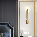 GobekUsa Golden Inclined Tube Wall Lamp for Modern Luxury Decor in Living Room