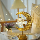 GobekUsa LED Ramadan Moon Star Night Light Table Lamp for Eid Decoration
