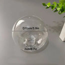 GobekUsa Clear Glass Pendant Lamp Shade with 2.2cm Thread for Chandeliers & Hanging Lights