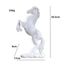 GobekUsa Horse Resin Sculpture: Elegant Tabletop Decor for Home, Office, or Venue