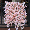 GobekUsa Artificial Sakura Flowers Vine for Wedding Garden Decor