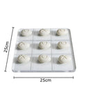 GobekUsa Acrylic Tic-Tac-Toe Chessboard Set with Resin Pieces