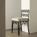 GobekUsa French Retro Wave Dining Table and Chair Set