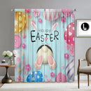 GobekUsa Easter Curtains with Pole Pocket, Ideal for Kitchens, Living Rooms, Balconies, Gardens