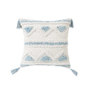 GobekUsa Diamond Tufted Blue Cushion Cover for Sofa Bed 45x45cm/30x50cm