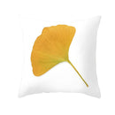 GobekUsa Autumn Maple Leaves Pillow Cases Short Plush Cushion Cover Sofa Pillowslip
