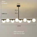 GobekUsa Gold Glass Ball LED Pendant Light for Kitchen Dining Room Lighting