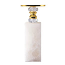 GobekUsa Gold Marble Candle Holder Candelabrum Wedding Decor Desktop Accessories