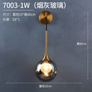 GobekUsa Glass Ball Gold LED Wall Sconce Modern Nordic Indoor Lamp Fixture