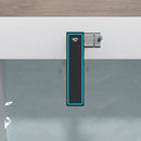 GobekUsa Gun Grey Digital Display Basin Faucet: Modern Black Bathroom Sink Tap with Temperature Display