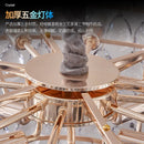 GobekUsa Crystal Chandelier Ceiling Light for Living Room Bedroom Dining Room
