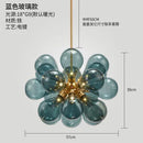 GobekUsa Glass Bubble Hanging Lamps Chandelier Modern Room Decor Ceiling Pendant Light