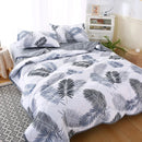 GobekUsa Daisy Print Quilted Summer Quilt Set in Soft Breathable Fabric