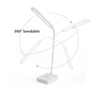 GobekUsa LED Foldable Desk Lamp with 3-Level Color & Touch Dimmable Light