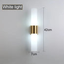 GobekUsa Acrylic Cylinder Wall Lamp for Bedroom, Living Room, Study - LED Lighting