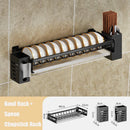 GobekUsa Kitchen Wall Organizer Rack Utensil Drainer Storage Holder Shelves