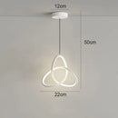Nordic Metal LED Pendant Light in Black or Gold
