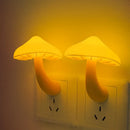 GobekUsa LED Mushroom Night Light for Home Decoration and Bedroom, Light-controlled Sensor