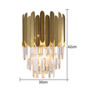 GobekUsa Gold Crystal LED Wall Lamp for Elegant Home Lighting