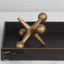 GobekUsa Golden Geometric Resin Handicrafts Molecular Model Abstract Home Decoration